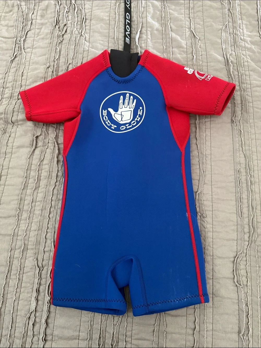 Body Glove Kids Blue and Red Short-Sleeve Swim Suit